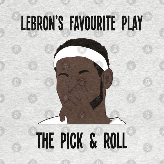 Funny NBA Meme - Lebron Digs His Nose - Pick & Roll Meme by BuzzerBeater00